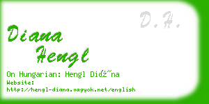 diana hengl business card